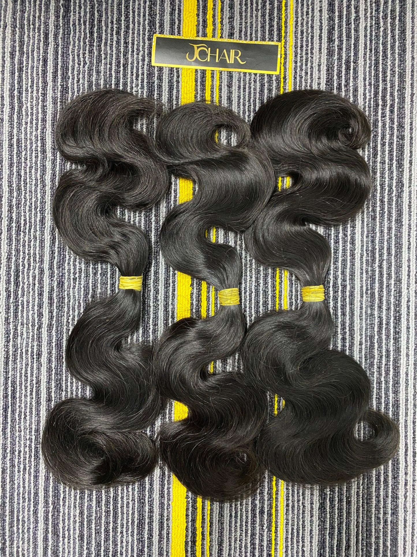 Twist human bulk hair #1B BW