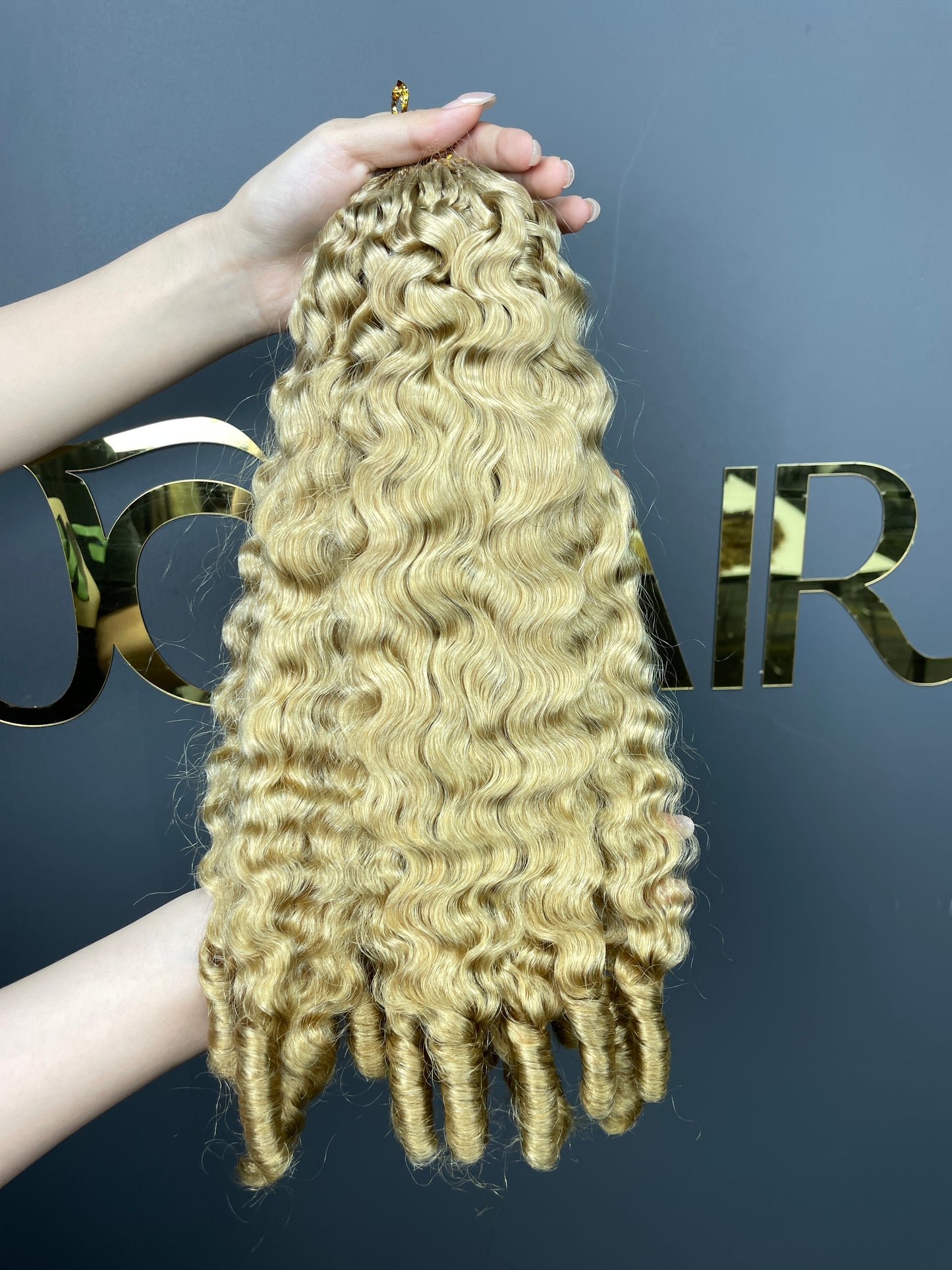 Crochet hair #27 spanish spiral curly