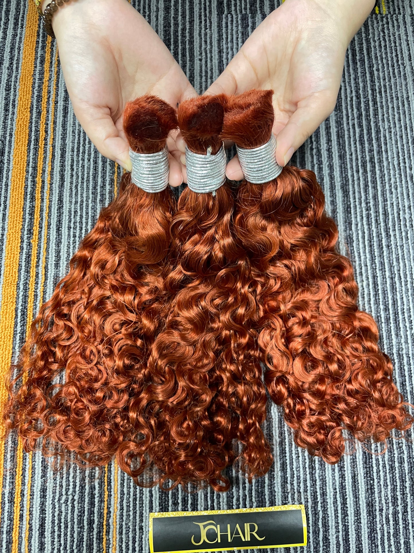 Bulk Hair Off the Track #350 Burmese curly