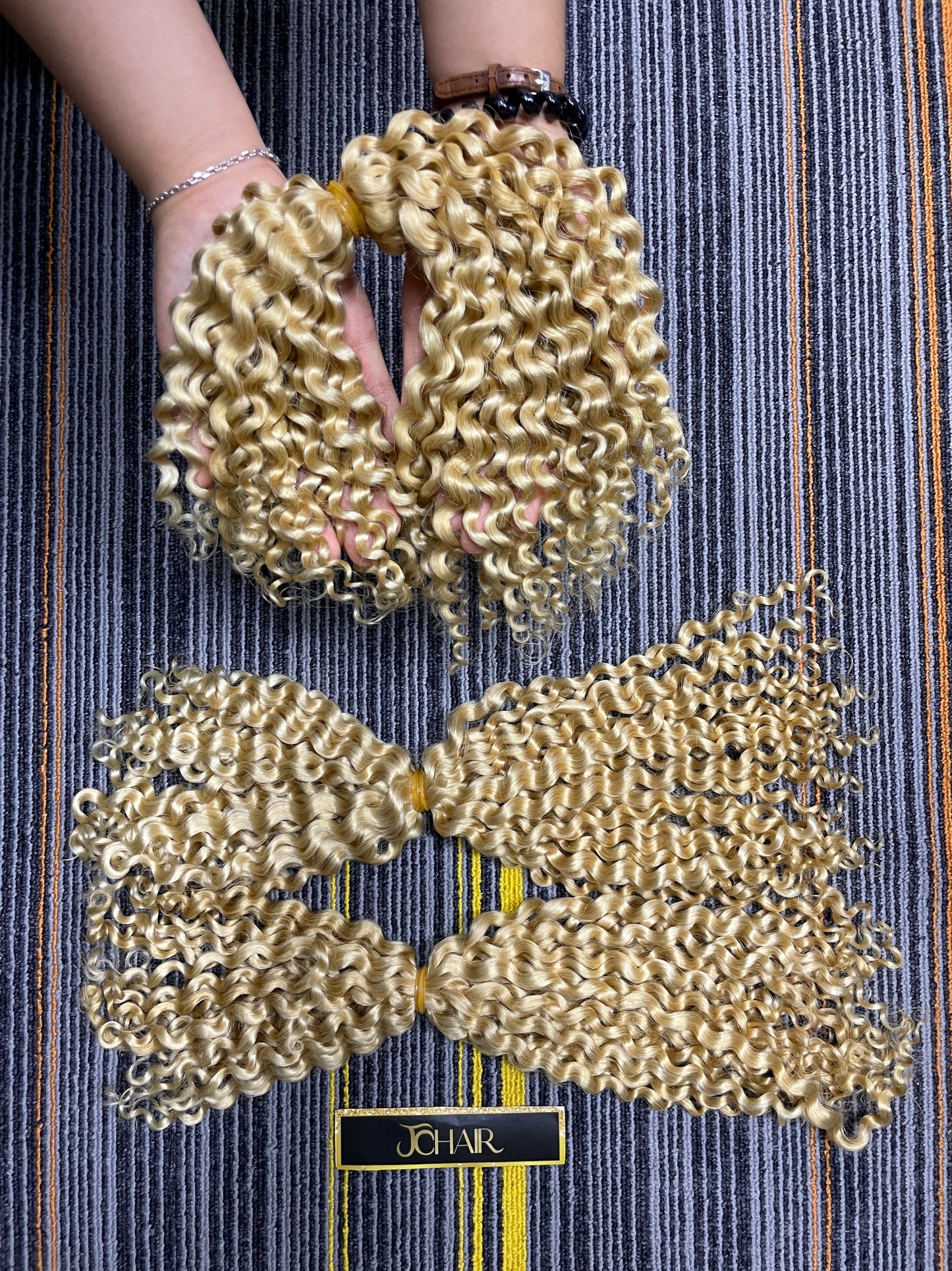 Twist human bulk hair #613 IC