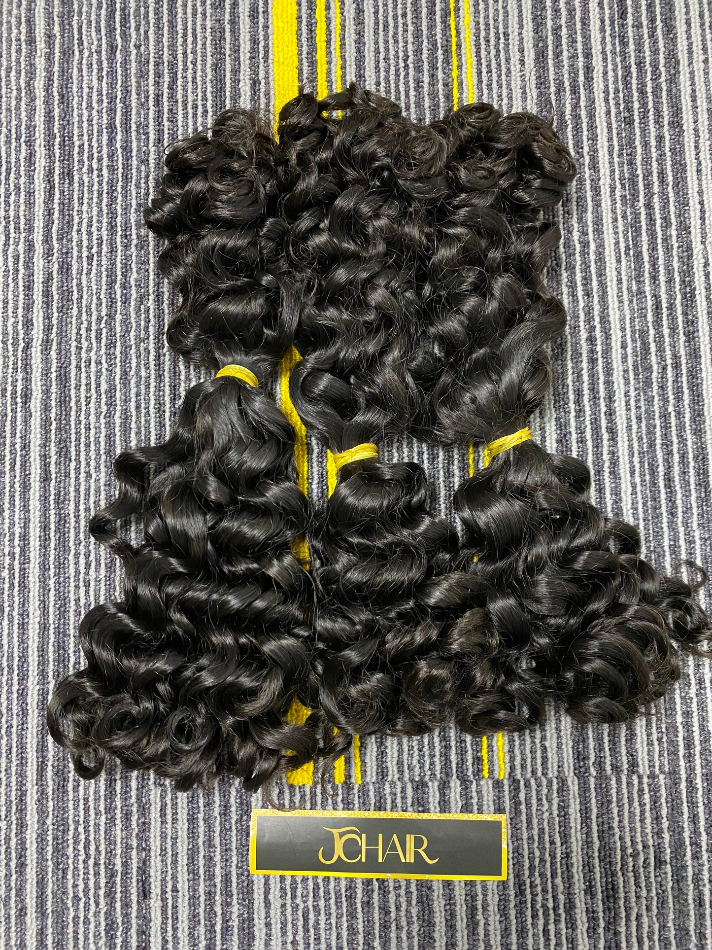 Twist human bulk hair #1B WW
