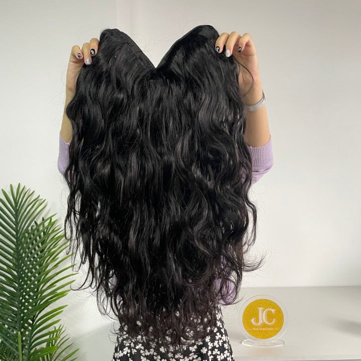 V-part Wig 180% 210%Density - Body Wave #1B