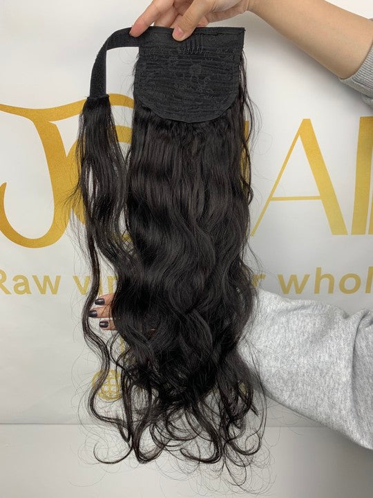 Top Virgin Ponytail #1B - Body Wave