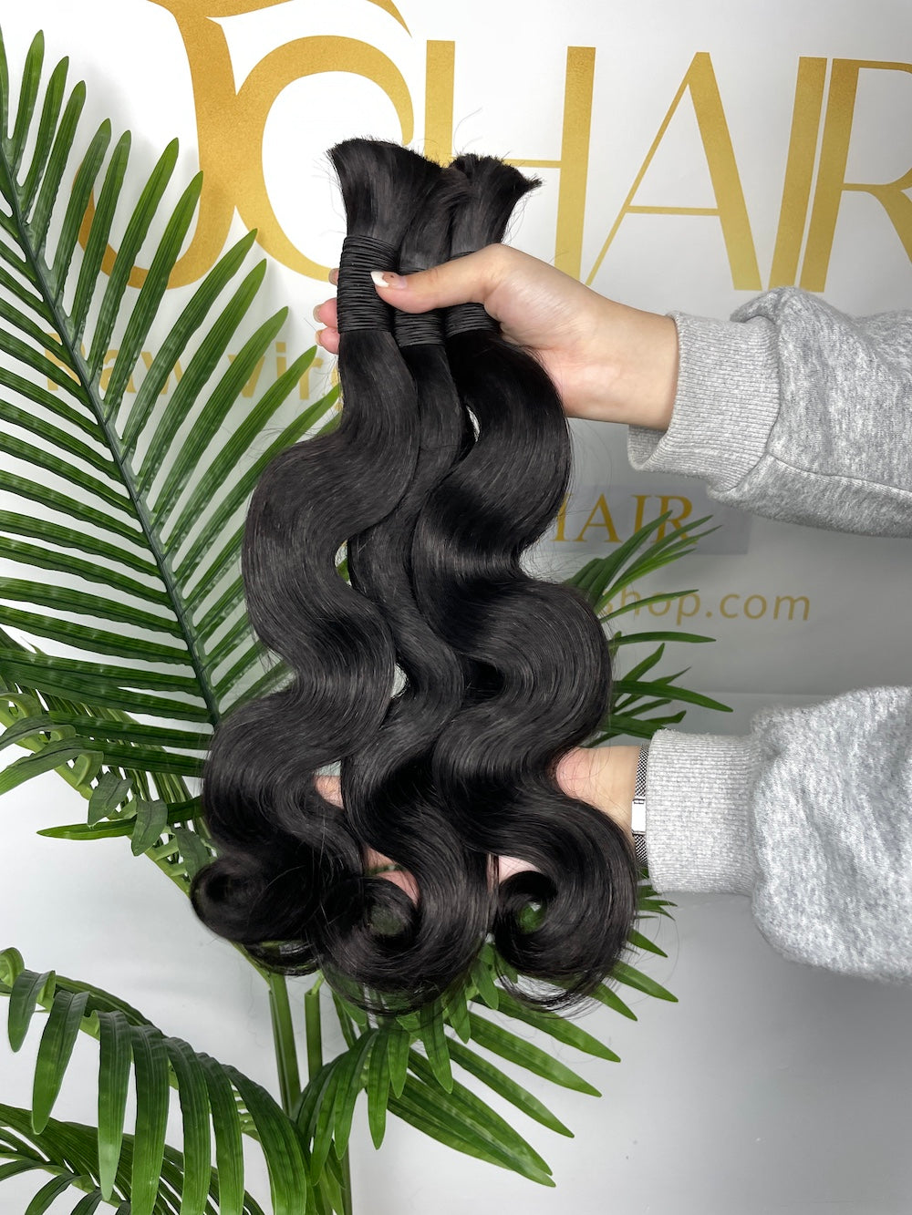 Bulk Hair Off the Track #1B - Body Wave