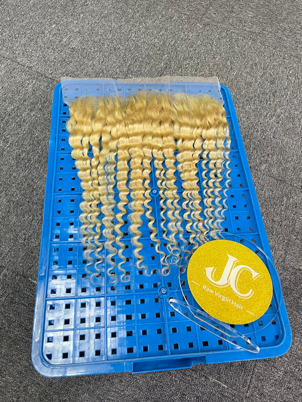 Top Virgin Deep Wave HD / Transparent Lace Frontal #613