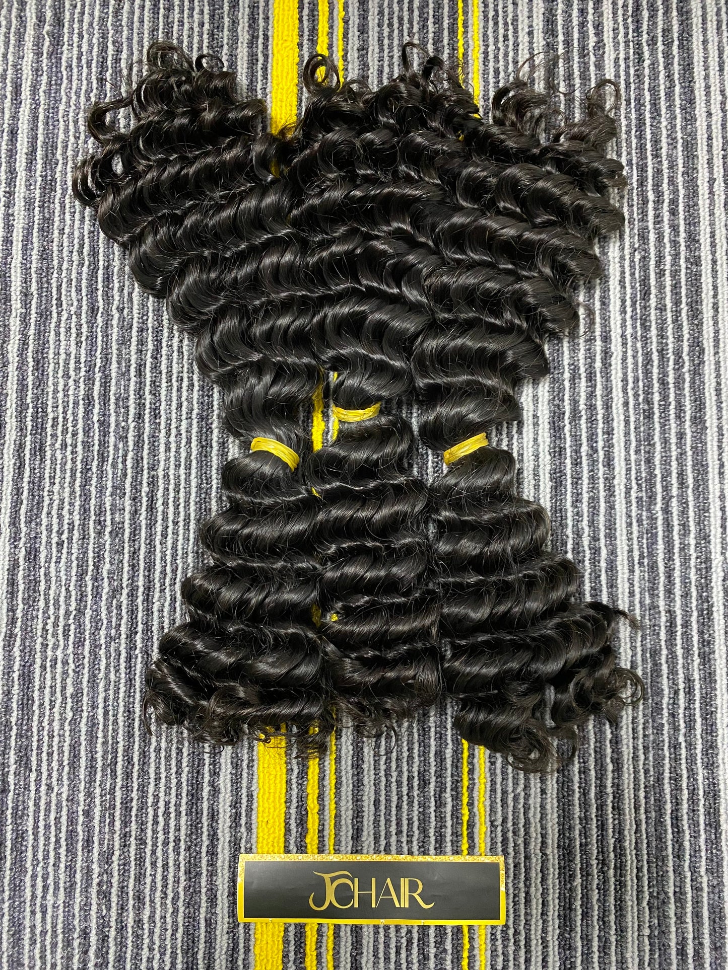 Twist human bulk hair #1B DW