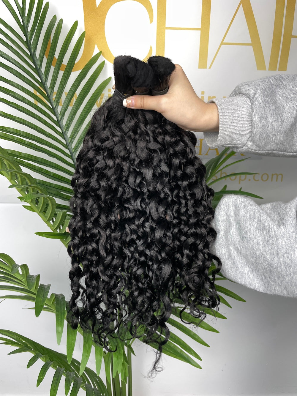 Bulk Hair Off the Track #1B - Italian Curly