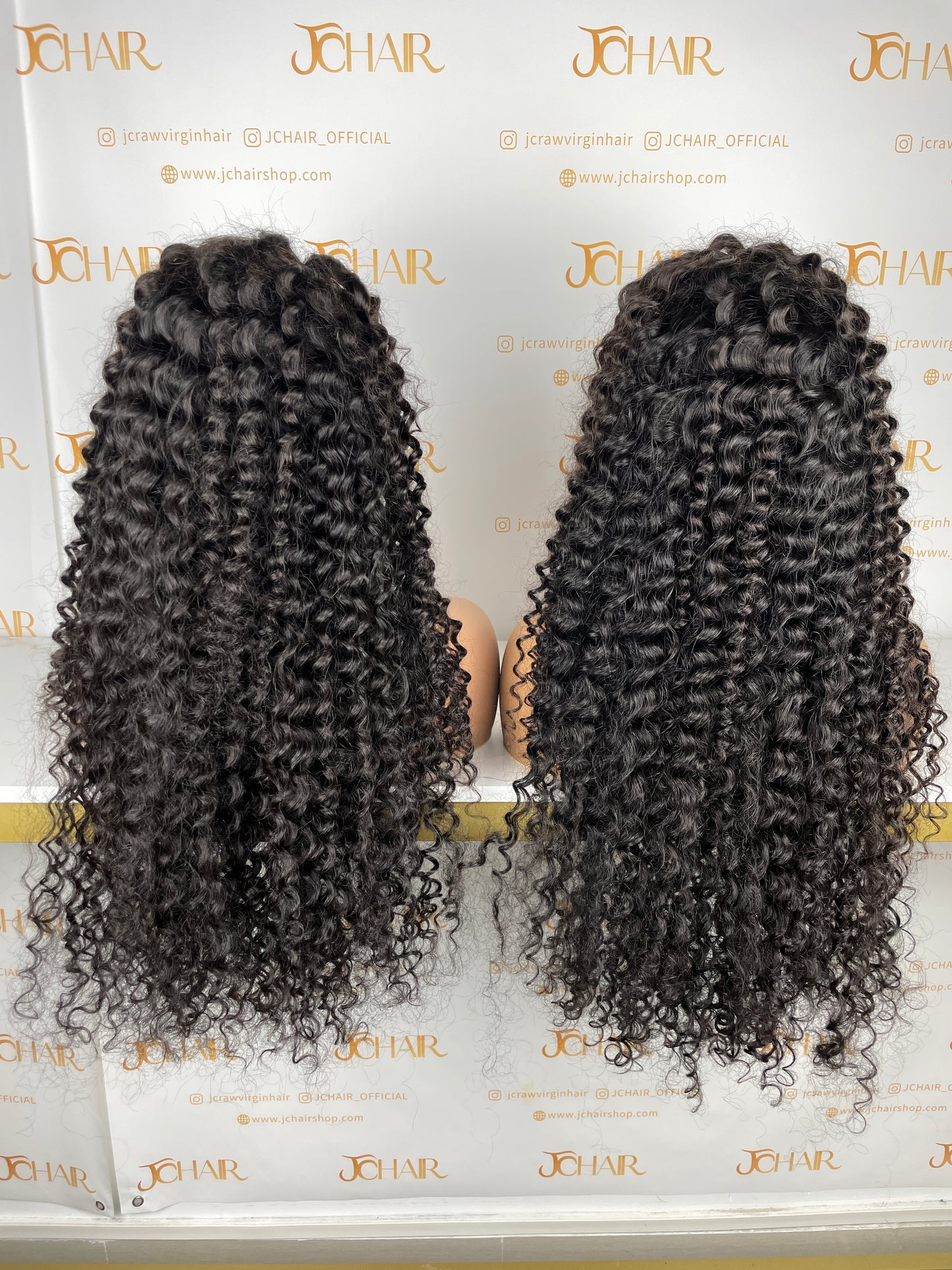 Top Burmese Virgin Hair 13x4 13x6 HD Full Frontal Wig - Deep Wave #1B