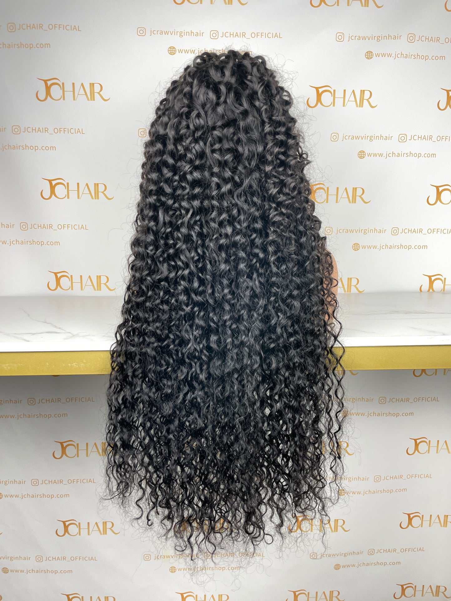 Top Burmese Virgin Hair 13x4 13x6 HD Full Frontal Wig - Italian Curly #1B