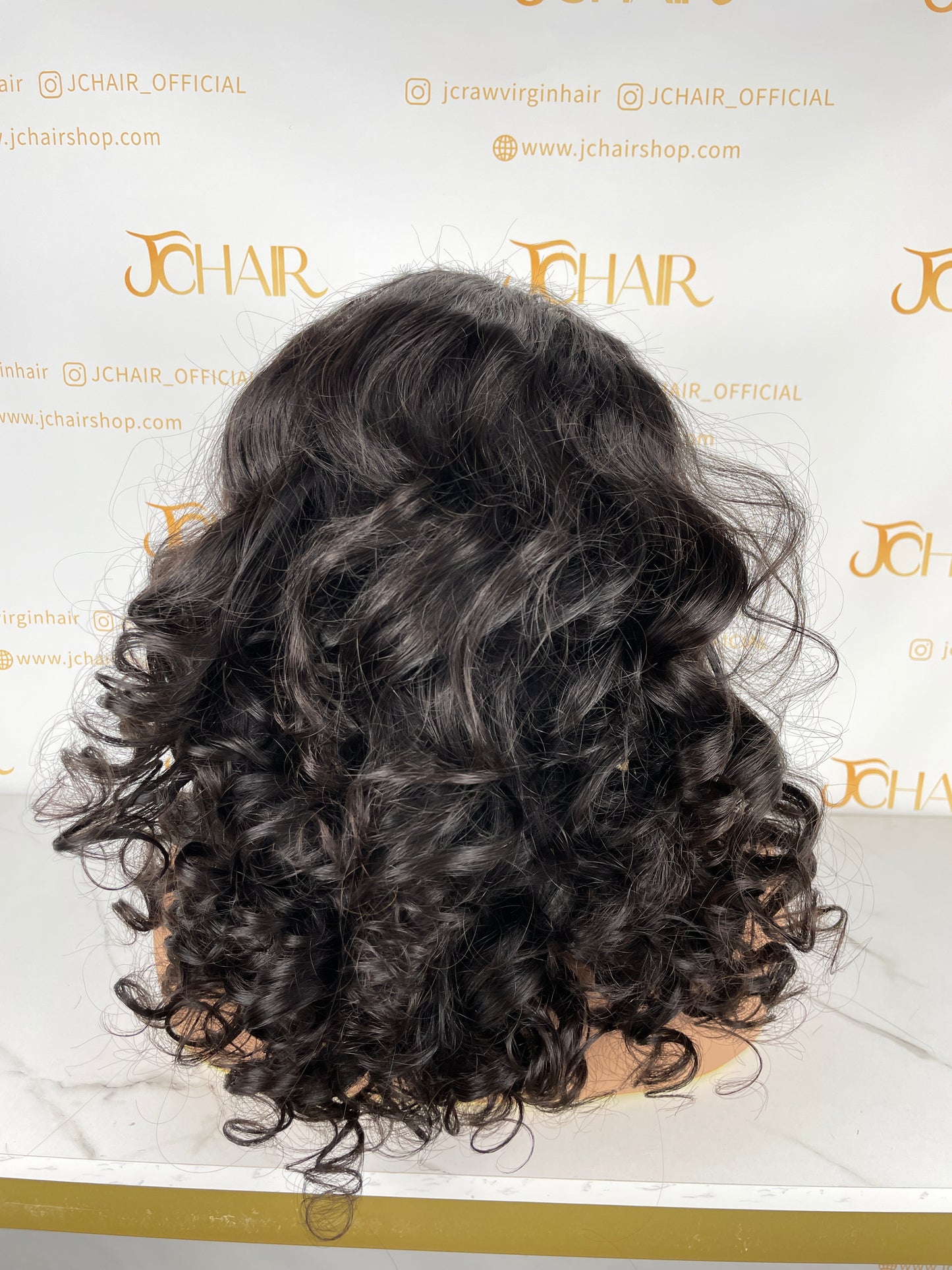 Top Burmese Virgin Hair 13x4 13x6 HD Full Frontal Wig - Loose Wave #1B
