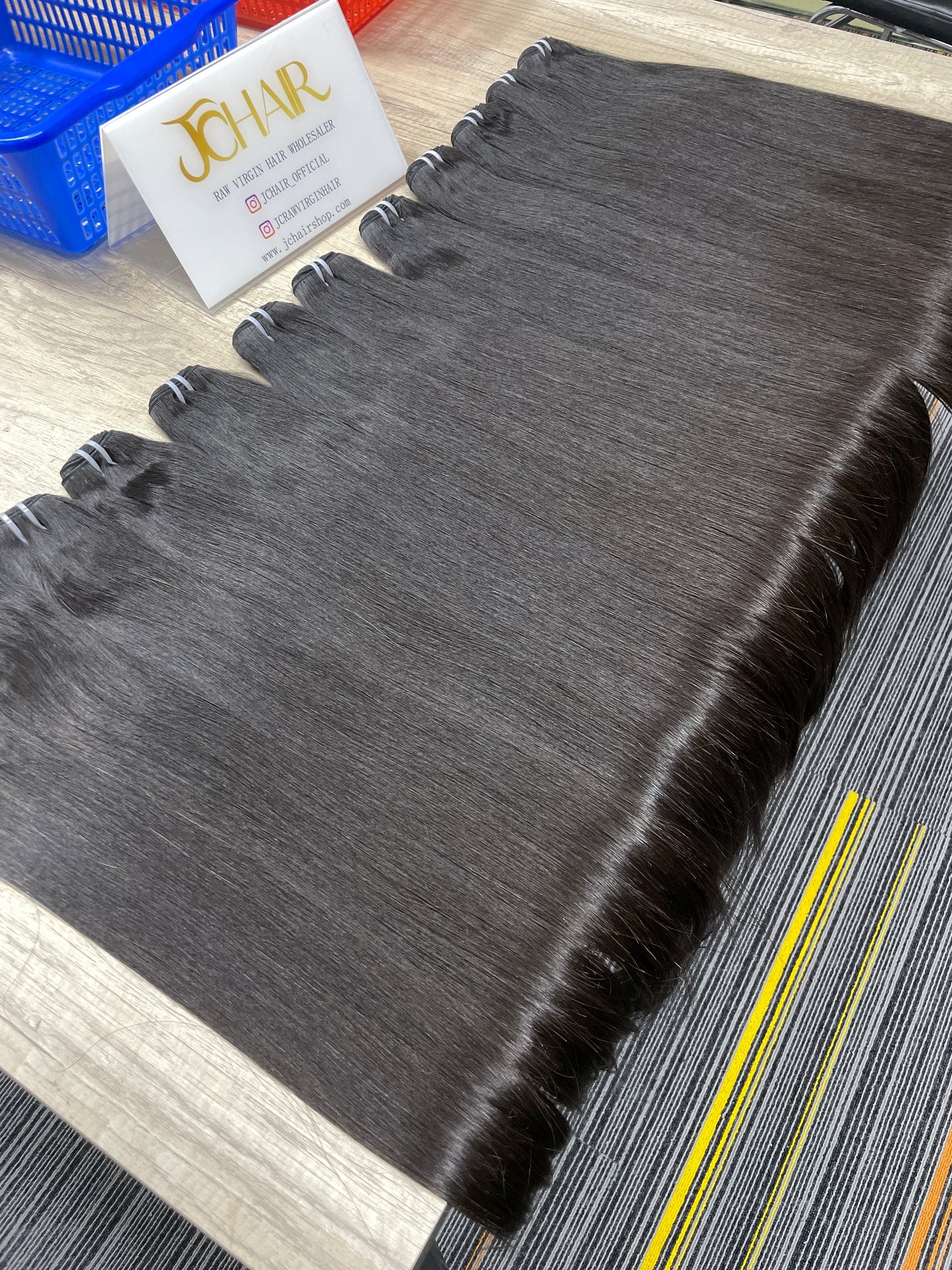 Top Burmese Virgin Hair Straight Hair Bundle #1B
