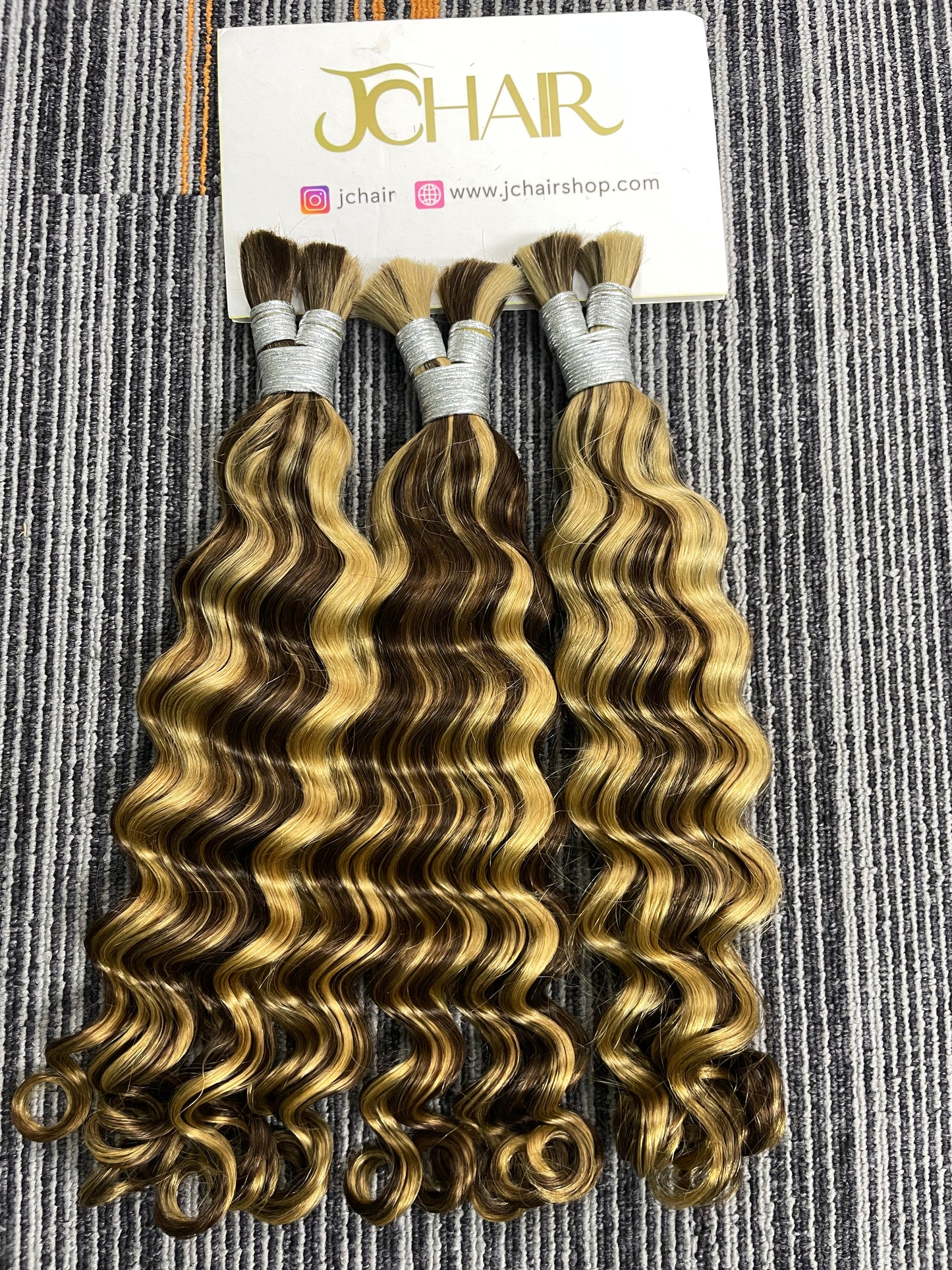 Bulk Hair Off the Track #4/27 loose curly (loose deep wave)
