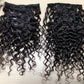 Top Virgin Classic Clip in Extension #1B - Loose Curly