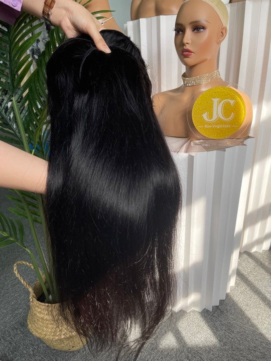 Top Virgin Ponytail #1B - Straight