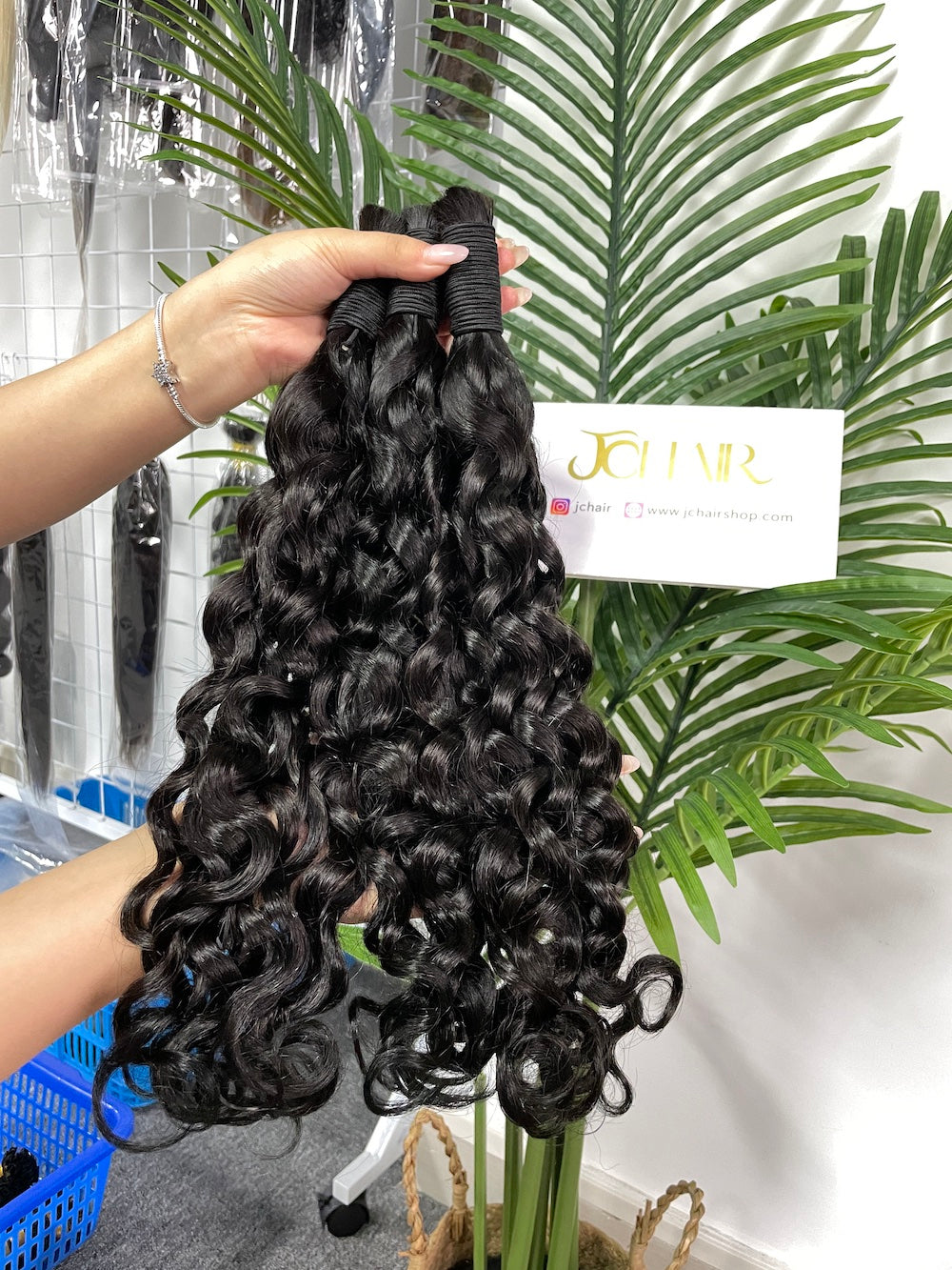 Bulk Hair Off the Track #1B - Water Wave