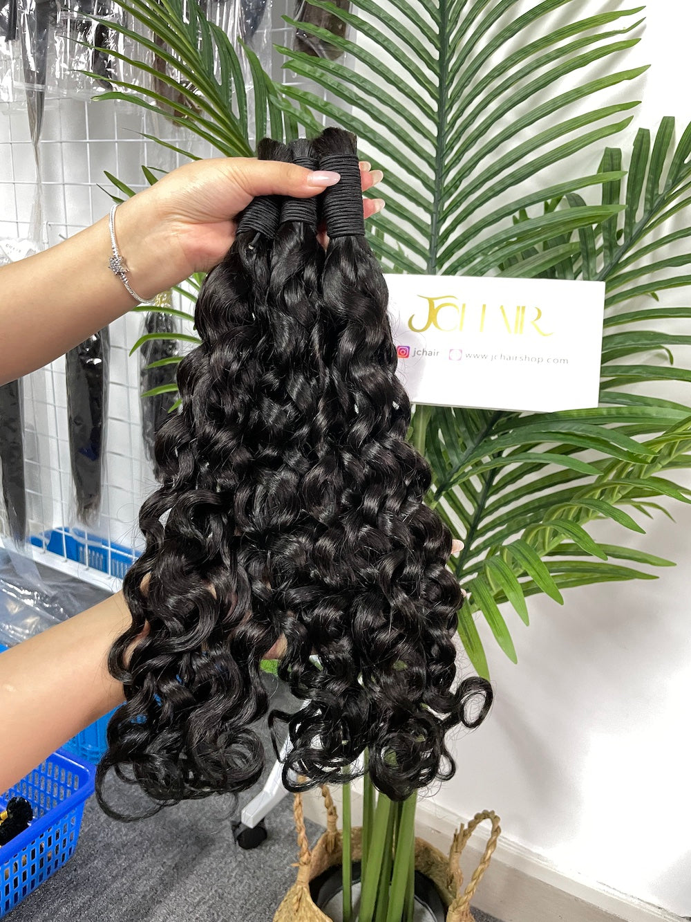 Bulk Hair Off the Track #1B - Water Wave