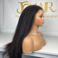 Mink Virgin Hair 4x4 5x5 HD Closure Wig  - Kinky Straight #1B