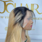 13*4 Full Frontal Transparent Lace Bob Colored Wig Straight 180% - #1B/613