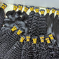 Indian Hair I-TIP Extentions Kinky Curly #1B 100grams/100pieces