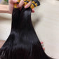 Indian Hair I-TIP Extentions Silk Straight #1B 100grams/100pieces
