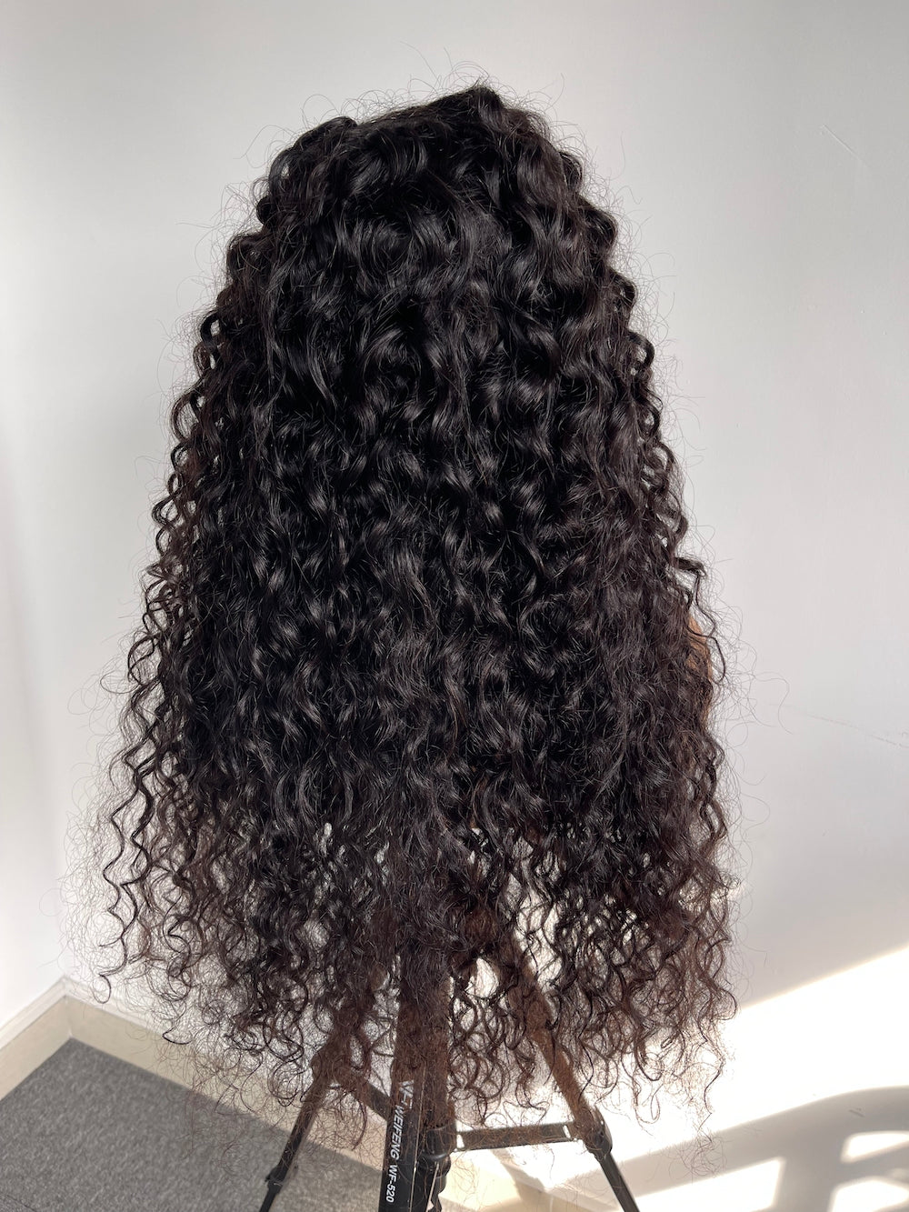 Mink Virgin Hair 4x4 5x5 HD Closure Wig - Italian Curly #1B
