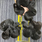 Twist human bulk hair #1B BW