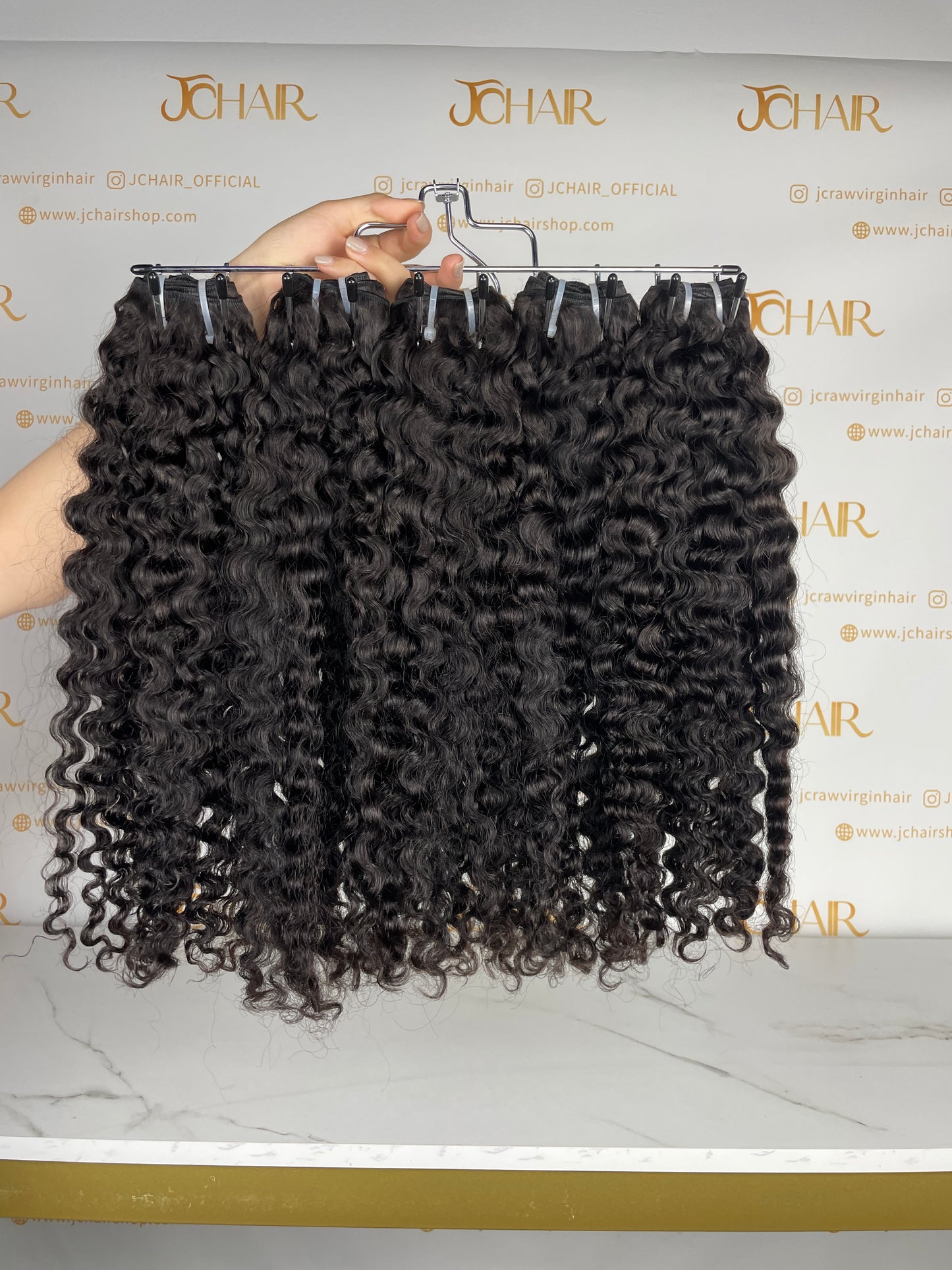 Top Burmese Virgin Hair Burmese Curly Bundle #1B
