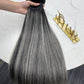 raw virgin balayage bundles #P1B/grey straight