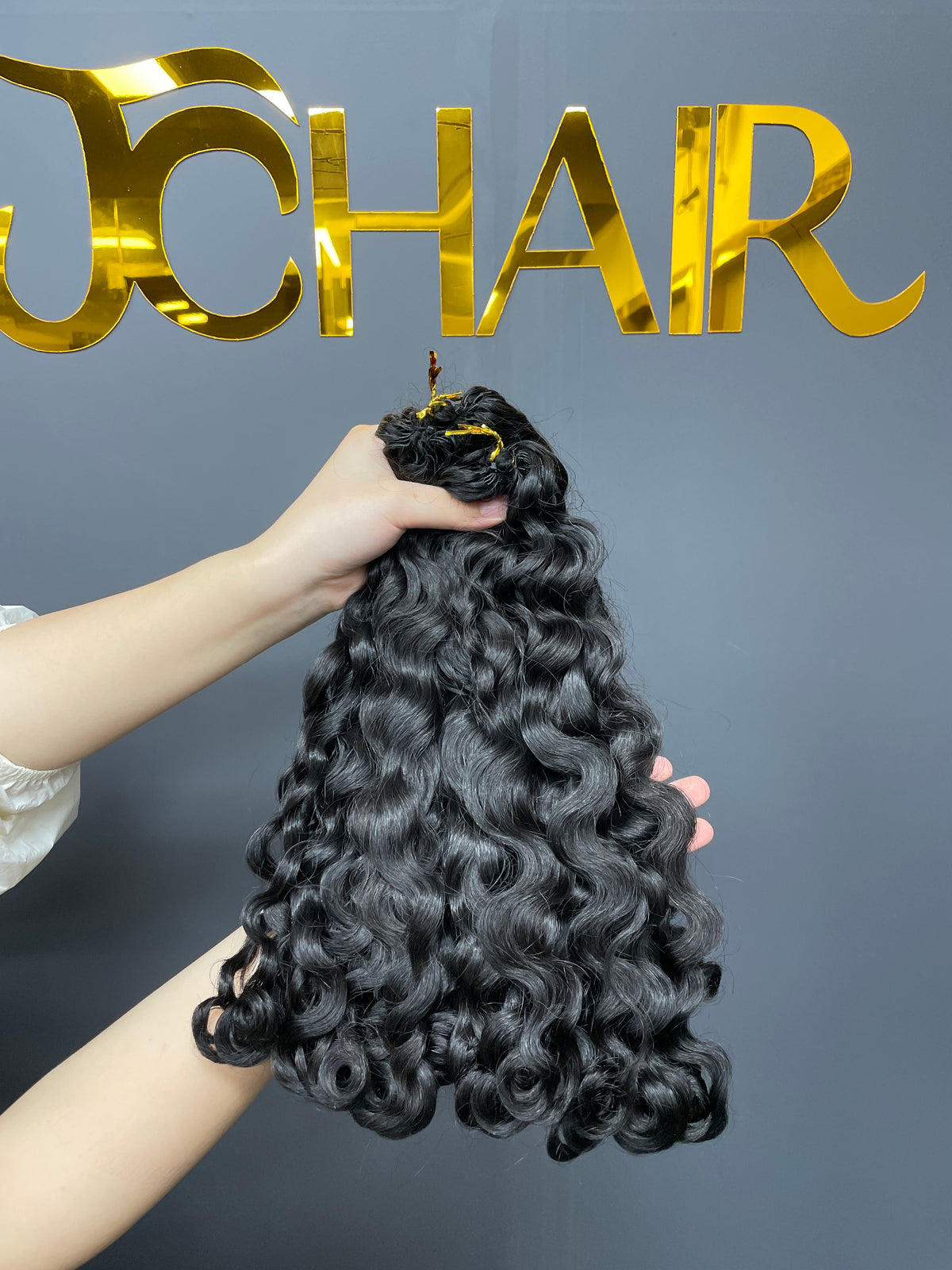 Miracle Knots Crochet Hair #1B Indian curly
