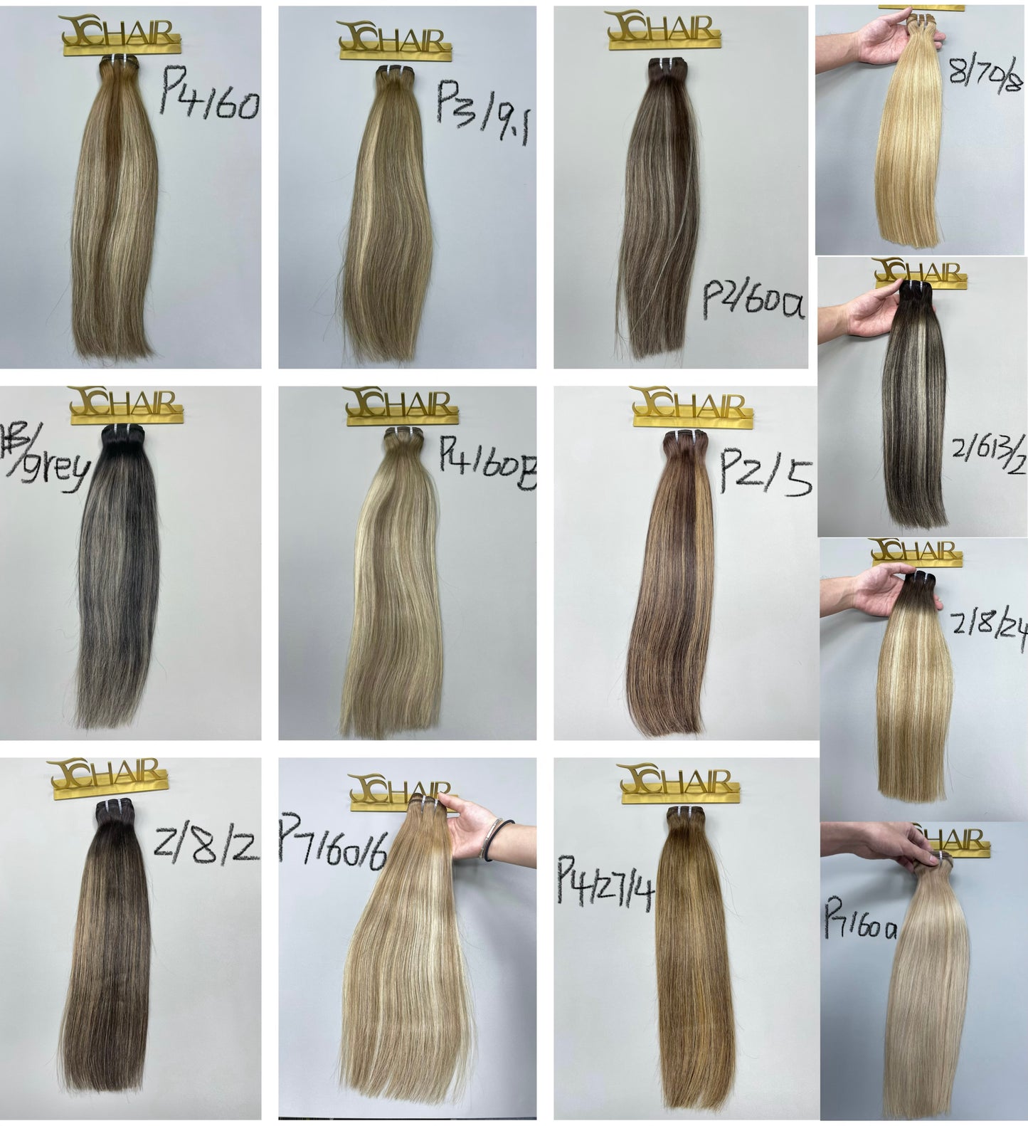 12A Balayage Highlight Hair Bundles and Clip ins #Straight