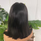 13*6 Frontal Transparent Lace Bob Wig Straight 180% - #1B