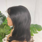 13*6 Frontal Transparent Lace Bob Wig Straight 180% - #1B