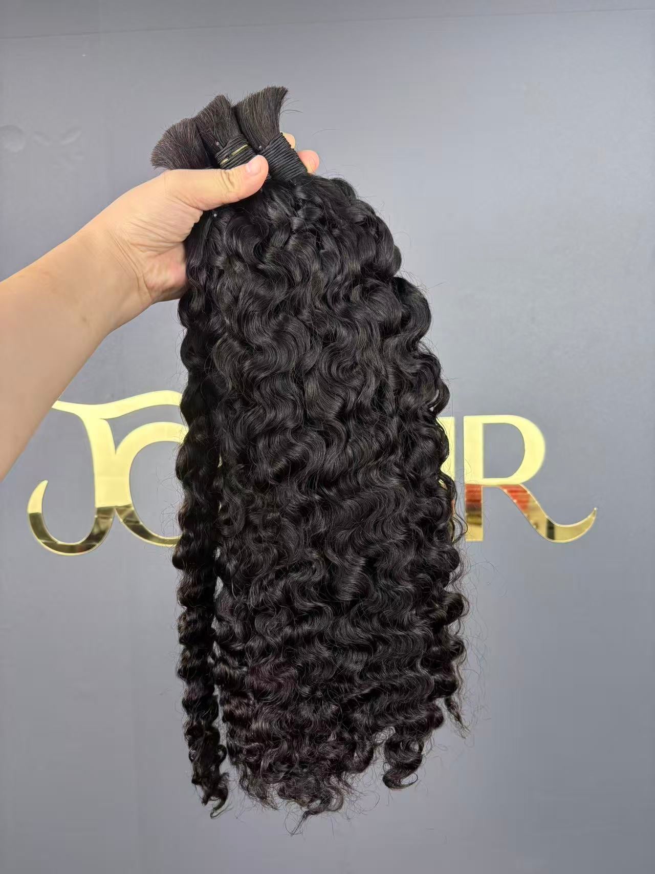 Bulk Hair Off the Track #1B - Burmese Curly