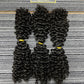 Twist human bulk hair #1B IC