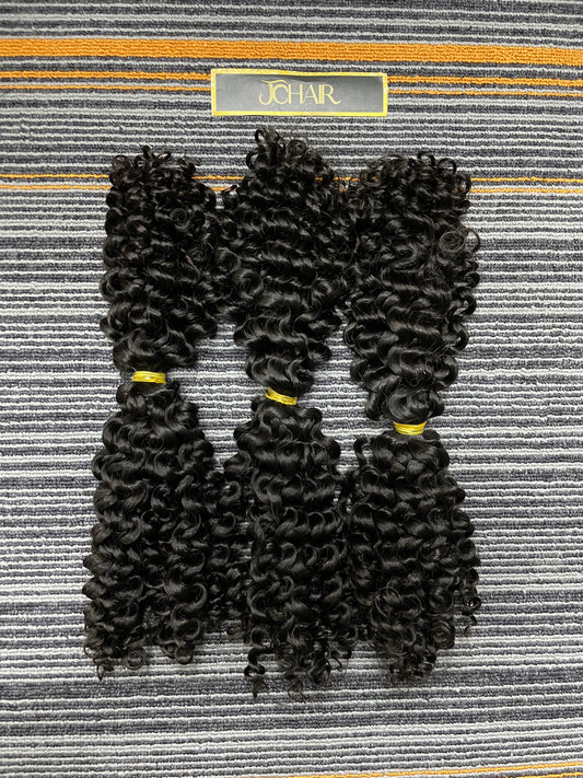 Twist human bulk hair #1B IC