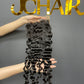 Top Virgin Indian Curly HD Lace Closure & Frontal #1B