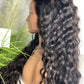 Burmese Virgin Hair 13x4 13x6 HD Full Frontal Wig - Loose Curly #1B