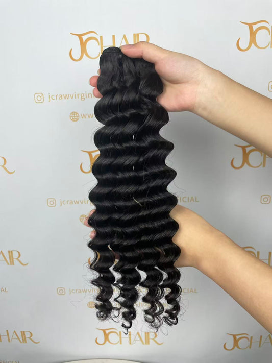Raw Vietnamese Hair single drawn Bundle #1B - Loose Deep Wave(loose curly)