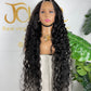 Burmese Virgin Hair 13x4 13x6 HD Full Frontal Wig - Loose Curly #1B