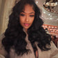 Wear and Go Glueless Wigs Pre Plucked Pre Cut #1B Indian wave 180%
