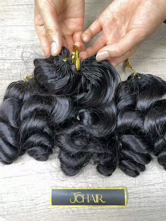 Crochet hair #1B loose wave