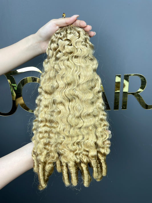 Crochet hair #27 spanish spiral curly