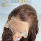#4 Chocolate Straight / Body Wave Brazilian Hair 13X4 Transparent Lace Wig 180%
