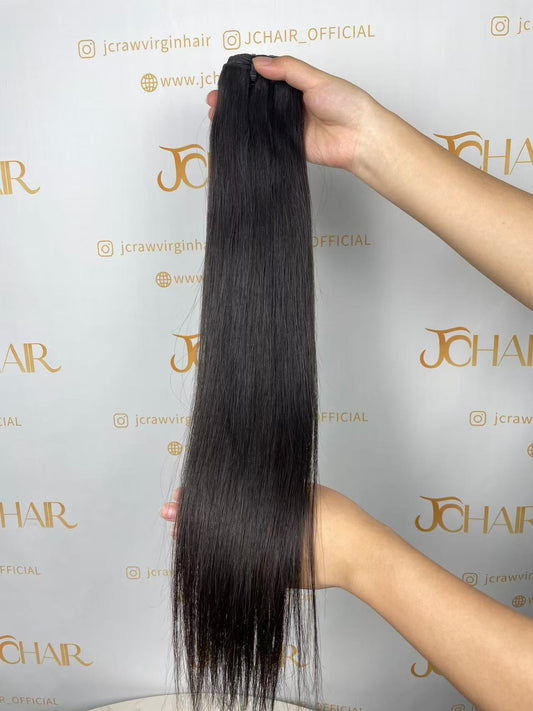Raw Vietnamese Hair single drawn Bundle #1B - straight