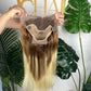 #4/613 Staight Brazilian Hair 13X4 Transparent Lace Wig 180%