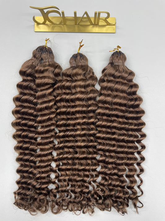 Miracle Knots Crochet Hair #4A deep wave