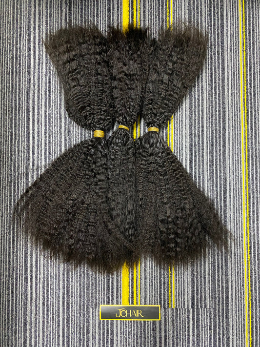 Twist human bulk hair #1B KS