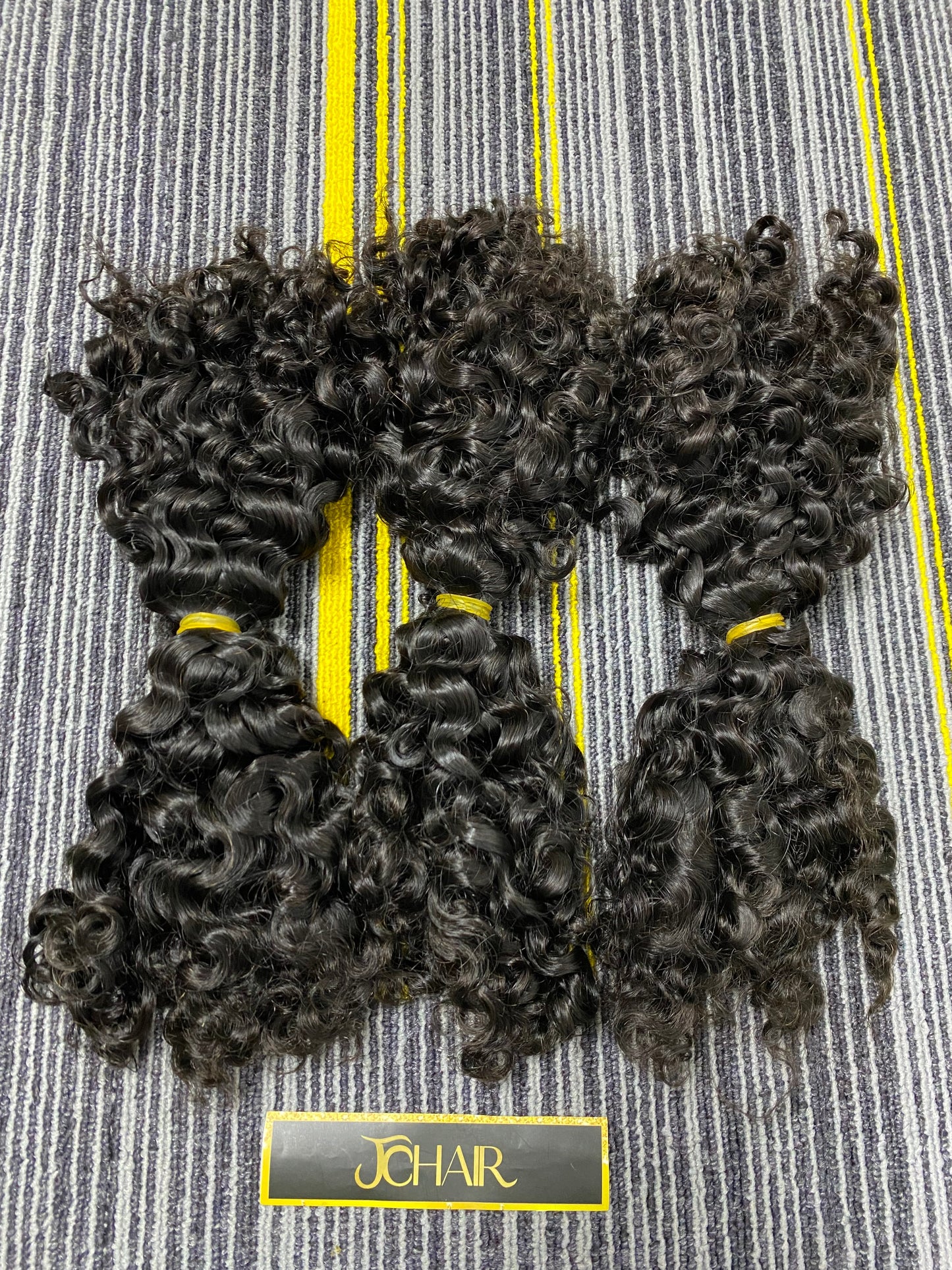 Twist human bulk hair #1B BC