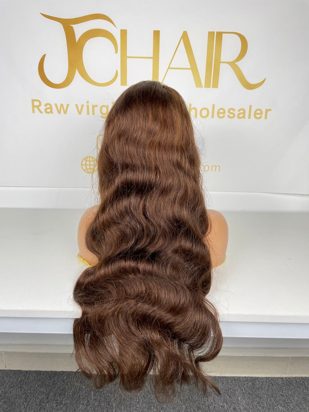 #4 Chocolate Straight / Body Wave Brazilian Hair 13X4 Transparent Lace Wig 180%
