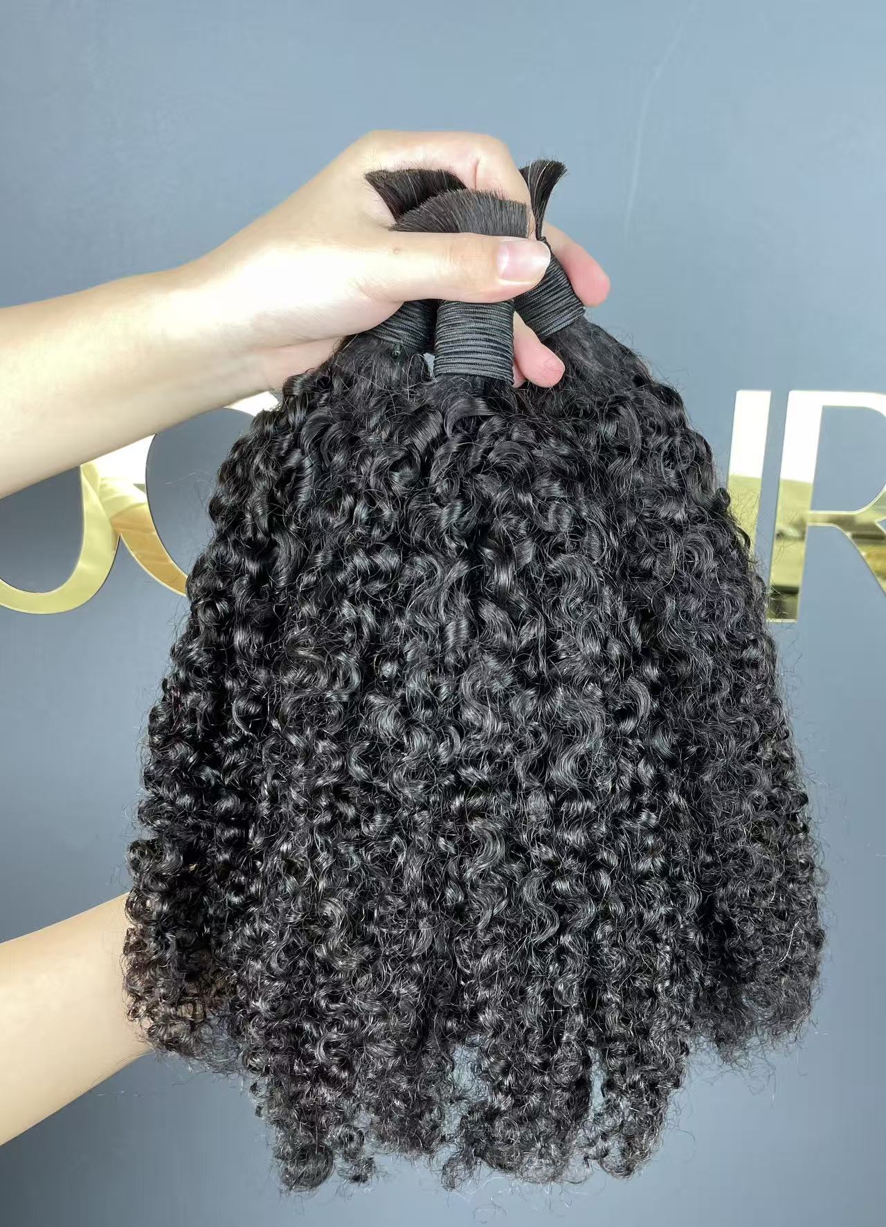 Bulk Hair Off the Track #1B - Pixie Curly